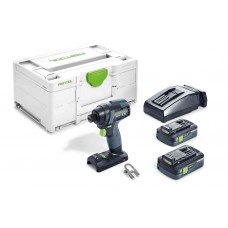 FESTOOL TID 18 HPC 4 I-Plus smūginis suktuvas 2x4 Ah